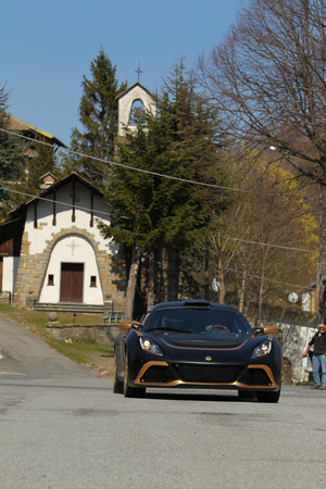 Lotus Testing Exige R-GT for Tarmac of St Remo Rally