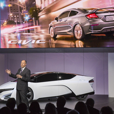 The FCEV previews Honda's 2015 fuel cell vehicle