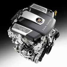 The new twin-turbo V6 has 420hp and 430lb-ft of torque