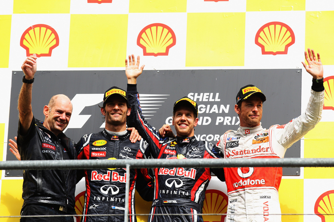 Vettel returns to victories in Spa