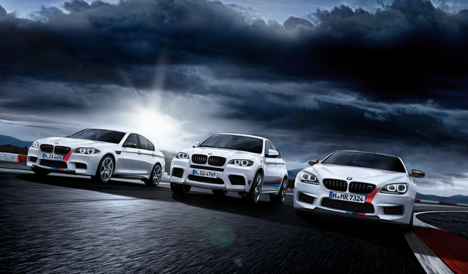 The M Performance parts are available for the M5 and M6