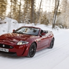 Jaguar XKR-S Takes a Drive Through the Finnish Snow