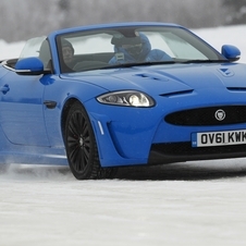 Jaguar XKR-S Takes a Drive Through the Finnish Snow