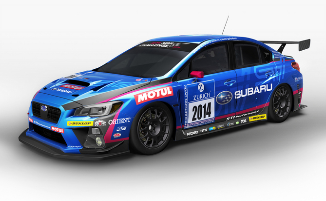 O novo WRX STI vai competir na edição de 2014 das 24 Horas de Nürburgring