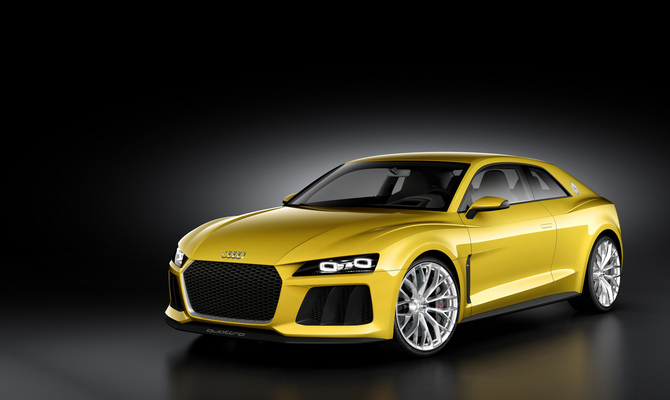 The Audi Sport Quattro Concept may get its own production version as the halo Quattro model