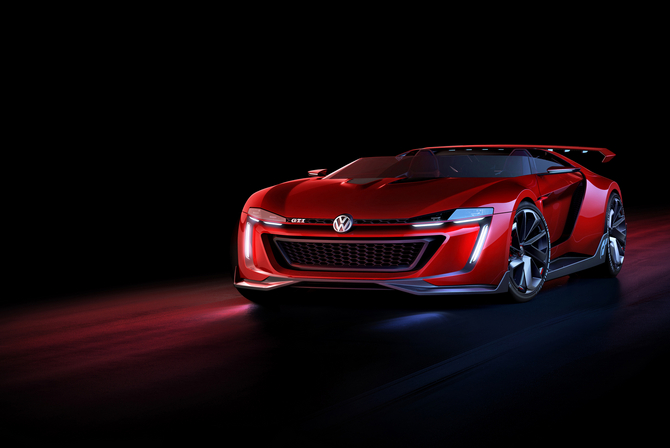 The Vision Gran Turismo Roadster Volkswagen GTI will soon be available for download for the Gran Turismo 6