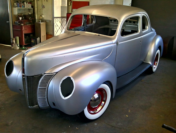 The '40 Ford brought some of the Lincoln Zephyr's streamlining to a cheaper car