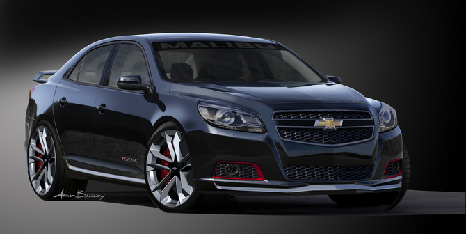 The Malibu Turbo Concept drops a more powerful turbo into the new Malibu