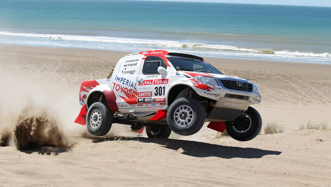 The Hilux has had multiple top 10 in class victories in Rally Raid and Dakar