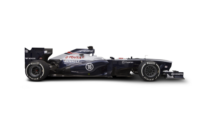 A mudança mais óbvia do novo carro da Williams é o nariz cortado