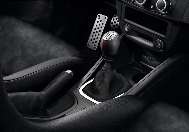 Detail of the interior of the Mégane Renaultsport 275 Trophy-R