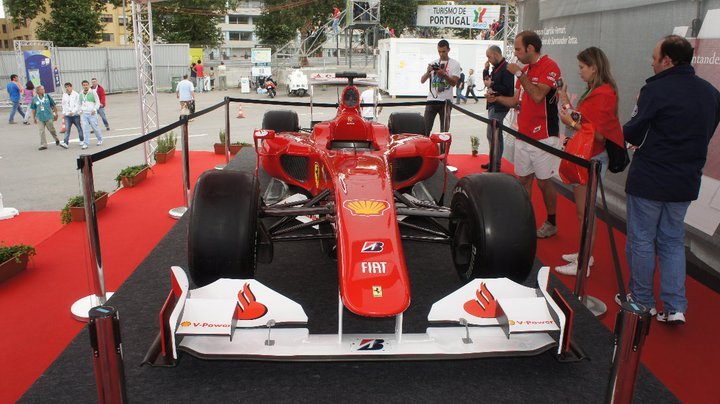 2010 Ferrari F10 at the WTCC in Oporto, Portugal (Paddock)