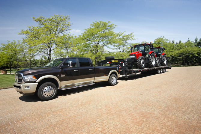 The trucks can tow up to 30,000lbs