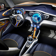 Inside, the speedometer and tachometer are behind the steering wheel, instead of central.