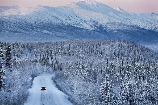 The city is situated on the edge of the arctic circle