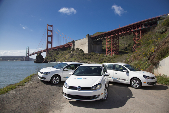 Volkswagen Begin E-Golf Test in US