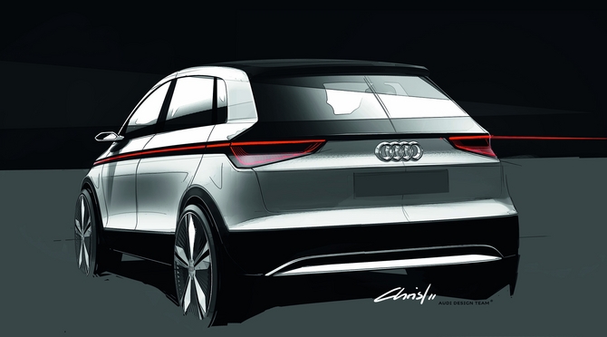 Audi Brings A2 Electric Car Concept to Frankfurt