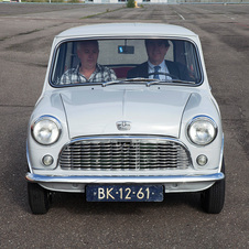 The car is one of the oldest Minis on the road today