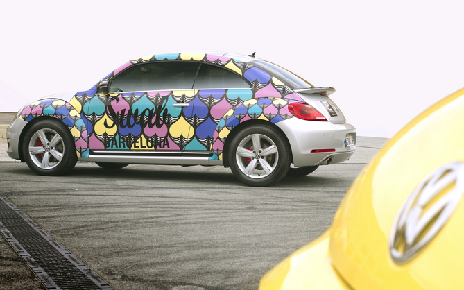 El Beetle se viste de arte urbano