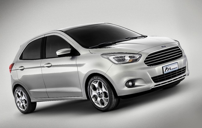 O Ka Concept miniaturiza o design hatchback da Ford