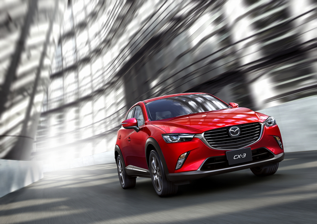 Mazda just revealed that the new CX-3 will be offered with two 2.0-liter petrol engine variants and a 1.5 liter diesel engine