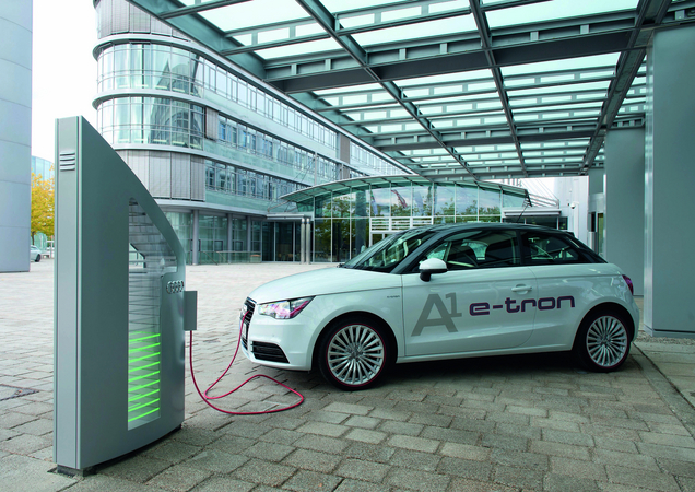 Audi Testing A1 e-tron in Munich