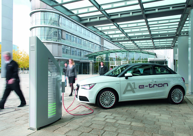 Audi Testing A1 e-tron in Munich