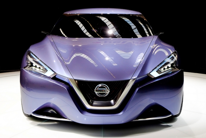 A frente em forma de V está a tornar-se numa parte importante do design da Nissan