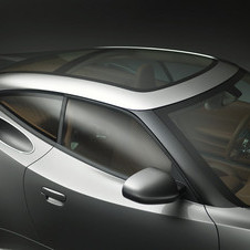 The B6 Coupe has a completely glass roof