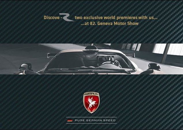 Gumpert vai levar dois carros novos a Genebra