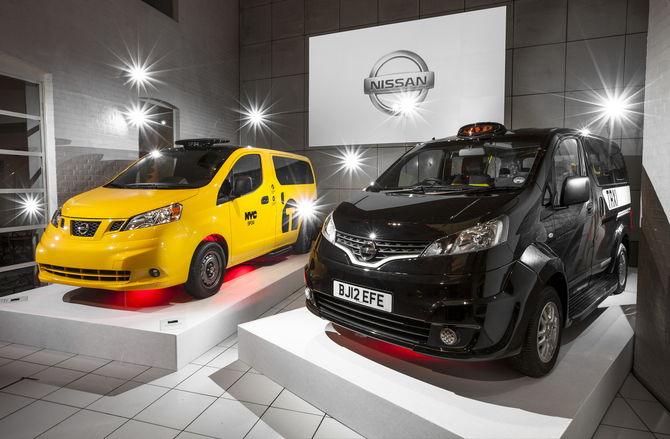 Nissan also offers the NV200 in New York and Brazil