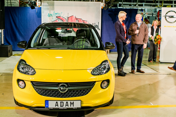 O Opel Adam vai ser produzido em Eisenach, fábrica onde também é produzido o Corsa