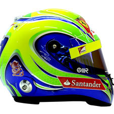 A helmet from Felipe Massa will be on display