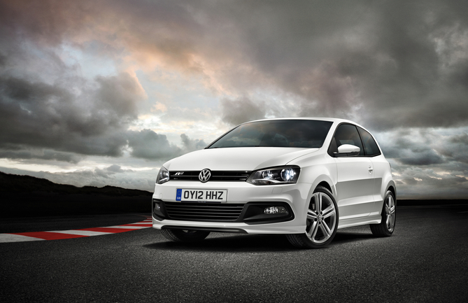 The Polo R Line has a deeper, more aggressive front bumper