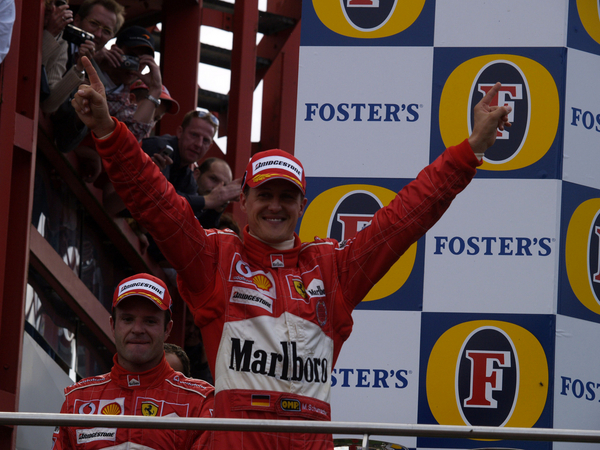 Rubens Barrichello raced with Ferrari from 2000 to 2005