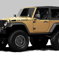 The Wrangler Sand Trooper has a Hemi V8, 5-inch lift and 42-inch tires