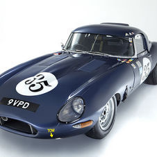 Jaguar E-Type, blue wonder...