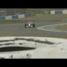 Schumacher's GP2 First Race Test - On Track